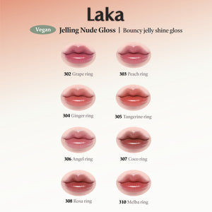 LAKA Jelling Nude Gloss (8 Colors)